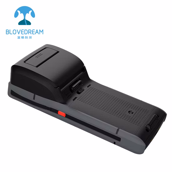 Blovedream S60 Прочный беспроводной сканер штрих-кодов Android PDA Терминал Ручные POS-устройства с термопринтером этикеток